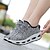 cheap Women&#039;s Sneakers-Women&#039;s Sneakers Wedge Heel Crib Shoes Casual Outdoor Office &amp; Career Lace-up Fabric Walking Shoes Summer Winter Black / Red / Green