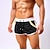 billige Shorts til hverdagsbrug-Herre Løbeshorts Atletiske shorts Snørelukning Med Hvid Trim Underdele udendørs Hjem Atletisk Bomuld Åndbart Bekvem Gym Træning Motion og fitness Fritidssport Sportstøj Sportstøj Mode Sort Hvid Gul