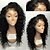 billige Lace-parykker af menneskehår-Menneskehår Helblonde Paryk Kinky Curly Massefylde 100 % håndbundet Afro-amerikansk paryk Natural Hairline Kort Medium Dame