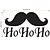 cheap Wall Stickers-Modern Wall Art Home Decoration Removable Wall Stickers Christmas Decor Moustache Ho Ho Ho Wallstickers Decals
