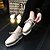 cheap Women&#039;s Oxfords-Women&#039;s Shoes Leatherette Spring / Fall Comfort Heels Walking Shoes Platform Lace-up Black / Almond