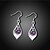 cheap Earrings-Women&#039;s Cubic Zirconia Drop Earrings Leaf Personalized Fashion Birthstones Sterling Silver Zircon Earrings Jewelry Silver For Wedding Party Daily Casual