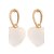 cheap Earrings-Women&#039;s Girls&#039; Synthetic Opal Cat&#039;s Eye Earrings Heart Ladies Vintage Fashion Gold Plated Opal Earrings Jewelry Gold / White For Wedding Party