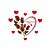 cheap Wall Stickers-Wall Stickers Wall Decals Style Love Rose Romantic PVC Wall Stickers