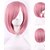 cheap Costume Wigs-Fashion Women Hair Daily Wear Wig Cheap Heat Resistant Synthetic Wigs Short Pink Bobo Wig Cosplay