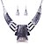 cheap Jewelry Sets-Women&#039;s Jewelry Set Drop Earrings Statement Necklace Box Chain Ladies Vintage European Festival / Holiday Indian Silver Plated Earrings Jewelry Gold / Silver For Party Daily Casual