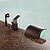 preiswerte Badewannenarmaturen-Badewannenarmaturen - Modern Öl-riebe Bronze Romanische Wanne Keramisches Ventil Bath Shower Mixer Taps / Messing / Einhand Drei Löcher
