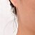 cheap Earrings-Earrings Dangle Earrings Statement Ladies Simple Style Fashion Earrings Jewelry Gold / Black / Silver For Wedding Party Daily Casual