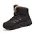cheap Men&#039;s Boots-Men&#039;s PU Fall / Winter Comfort / Snow Boots Boots Slip Resistant Brown / Black / Lace-up