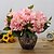 olcso Művirág-Művirágok 1 Ág Európai stílus Hortenzia Asztali virág