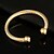 cheap Bracelets-Men&#039;s Women&#039;s Cuff Bracelet Fashion Gold Plated Circle Jewelry For Daily Casual Christmas Gifts