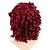 levne Syntetické trendy paruky-Syntetické paruky Kudrny Afro Kudrny Afro Paruka Krátký Červená Umělé vlasy Dámské Červená