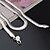 ieftine Lănțișoare Bărbați-Bărbați Pentru femei Lănțișoare Șarpe Personalizat Modă Lateral Plastic Argintiu Coliere Bijuterii Pentru Nuntă Petrecere Casual Zilnic Sport