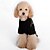 abordables Disfraces de Navidad para mascotas-Gato Perro Suéteres Ropa para cachorros Reno Vacaciones Navidad Invierno Ropa para Perro Ropa para cachorros Trajes De Perro Negro Disfraz para perro niña y niño Algodón XS S M L XL XXL