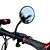 billige Sykkelklokke, låser og speil-Bakspeil Bar End Bike Mirror Justerbare Flyvning med 360 graders flipp Ultra Lett (UL) Roterbare Til Fjellsykkel Dame Foldesykkel Fritidssykling Sykling Plast PP Svart 1 pcs