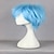 baratos Peruca para Fantasia-shigaraki cosplay mha cosplay meu herói academia peruca peruca sintética peruca encaracolada cabelo sintético azul curto