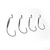 cheap Fishing Hooks-10 pcs Worm Hooks Fishing Hooks Thin Hang-Nail Sea Fishing / Spinning / Freshwater Fishing Carbon Steel Multifunction / Bass Fishing / Lure Fishing / General Fishing