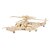 cheap 3D Puzzles-Helicopter Shark 3D Puzzle Jigsaw Puzzle Wooden Puzzle Wooden Model Wood Kid&#039;s Adults&#039; Toy Gift