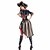 billige Film- og tv-kostumer-Pirat Cosplay Kostumer Dame Film Cosplay feriekjole Kjole Hat Jul Halloween Nytår polyester