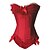 cheap Women&#039;s Sleep &amp; Lounge-Corset Women&#039;s Corsets Halloween Going out Club Black White Pink Overbust Corset Hook &amp; Eye Backless Patchwork