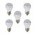 voordelige Led-gloeilampjes-5 stuks 200-300 lm E26 / E27 LED-bollampen A60 (A19) 10 LED-kralen SMD 2835 Warm wit 220-240 V / RoHs