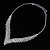 billiga Jewelry Set-Dam Halsband / örhängen Mode örhängen Smycken Silver Till Bröllop / Örhängen / Dekorativa Halsband