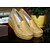 baratos Sapatilhas e Mocassins de mulher-Feminino Sapatos Pele Outono Conforto Mocassins e Slip-Ons Salto Plataforma Para Casual Branco Laranja Amarelo Azul