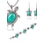 cheap Jewelry Sets-Women&#039;s Turquoise Necklace / Earrings Fashion Turquoise Earrings Jewelry Green For Wedding Party Daily Casual / Bracelets &amp; Bangles