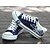 Χαμηλού Κόστους Ανδρικά Sneakers-Ανδρικά Παπούτσια Δερματίνη Καλοκαίρι Ανατομικό Αθλητικά Παπούτσια Λευκό / Μαύρο / Μπλε