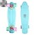 baratos Skate-Skates padrão Azul Rosa claro