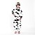 cheap Kigurumi Pajamas-Kid&#039;s Adults&#039; Kigurumi Pajamas Milk Cow Onesie Pajamas Velvet Mink Black / White Cosplay For Men&#039;s Women&#039;s Animal Sleepwear Cartoon Festival / Holiday Costumes