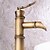 preiswerte Klassisch-Waschbecken Wasserhahn - Vorspülung / Regendusche / Verbreitete Antikes Kupfer Mittellage Einhand Ein LochBath Taps
