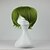 abordables Perruques de déguisement-Perruque de cosplay Perruque Synthétique Perruques de Déguisement Bouclé Bouclé Perruque Vert Cheveux Synthétiques Femme Vert hairjoy