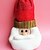 abordables Decoraciones navideñas-navidad ornamento rojo bolsas de edad botella de vino Santa Claus alces diseño del muñeco de nieve para la decoración de la mesa del