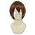 cheap Costume Wigs-Synthetic Wig Cosplay Wig Straight Straight Wig Short Medium Auburn Synthetic Hair Women&#039;s Brown