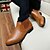 baratos Botas para Homem-Masculino sapatos Pele Inverno Outono Botas da Moda inicialização Chelsea Botas Cadarço para Casual Preto Castanho Claro Vinho