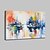 tanie Pejzaże-Ręcznie malowane Krajobraz / Pejzaż abstrakcyjny Obrazy olejne,Nowoczesny Jeden panel Płótno Hang-Malowane obraz olejny For Dekoracja