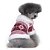Недорогие Одежда для собак-Собака Плащи Свитера В снежинку Классика Сохраняет тепло на открытом воздухе Зима Одежда для собак Черный Красный Костюм Хлопок XS S M L XL