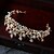 economico Copricapo da Sposa-stile elegante del copricapo dei diademi della lega del rhinestone della perla dell&#039;imitazione