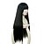 halpa Räätälöidyt peruukit-Synteettiset peruukit Pilailuperuukit Suora Suora Peruukki Pitkä Hyvin pitkä Musta Synteettiset hiukset Naisten Musta