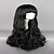 Недорогие Парики к костюмам-ведьмы / волшебник парик косплей костюм парик синтетический парик косплей парик волнистый волнистый с челкой парик очень длинные натуральные черные синтетические волосы женские черные волосы парик