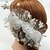 billige Bryllups Hovedstykke-tyl akryl rhinestone legering blomster hår klip hovedstykke elegant stil