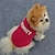 tanie Ubrania dla psów-Kot Psy T-shirt Kamizelka Ubrania dla szczeniąt Litery i cyfry Urodziny Święto Codzienne Urodziny Zima Ubrania dla psów Ubrania dla szczeniąt Stroje dla psów Czarny Czerwony Niebieski Kostium dla