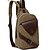 baratos Mochilas-Homem Bolsas Todas as Estações Lona Sling sacos de ombro para Casual Preto Azul Escuro Oliva Castanho Claro Khaki