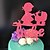 お買い得  ケーキトッパー-ケーキトッパー クラシックテーマ モノグラム アクリル 誕生日 〜と フラワー 1 pcs ギフトボックス