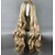 お買い得  合成ウィッグ-人工毛ウィッグ コスチュームウィッグ ストレート ストレート かつら ロング 非常に長いです ブリーチブロンド 合成 女性用 ミドル部 ブロンド