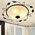 voordelige Plafondlampen-3-Light Ministijl LED ontwerpers Plafond Lampen Metaal Glas Geschilderde afwerkingen Modern eigentijds Globe 110-120V 220-240V / E26 / E27