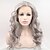 cheap Synthetic Lace Wigs-Synthetic Lace Front Wig Wavy Synthetic Hair Natural Hairline / Side Part Gray Wig Women&#039;s Long Natural Wigs / Halloween Wig / Carnival