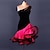 رخيصةأون ملابس رقص لاتيني-الرقص اللاتيني فستان كشاكش مفصل منفصل نسائي أداء تدرب بدون كم سباندكس أورجنزا