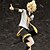 billige Anime actionfigurer-Anime Action Figurer Inspirert av Cosplay Kagamine Len PVC 22 cm CM Modell Leker Dukke